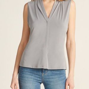 Calvin Klein Sleeveless V Neck - Tin